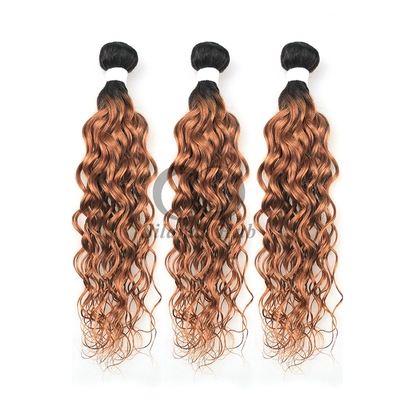 Good price #T1B/30 Water Wave Remy Human Hair Bundles Sew In Weave Bundles Brazilian Bundle Deals online
