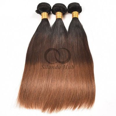 Un bon prix. #T1B/4/30 Straight Remy Boucles de cheveux humains cousue en tissage Boucles de paquets Brésiliennes en ligne