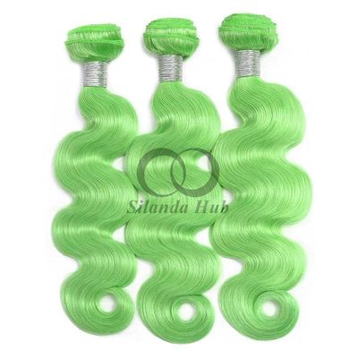Un bon prix. Vague de corps vert Remy Boucles de cheveux humains Coudre dans les boucles de tissage Brésilienne Boucle d'offres en ligne