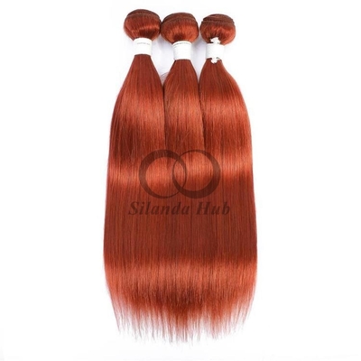 Good price Ginger Orange Straight Remy Human Hair Bundles Sew In Weave Bundles Brazilian Bundle Deals online