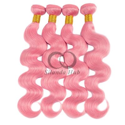 Un bon prix. Rose Body Wave Remy Boucles de cheveux humains cousue en tissage Boucles de paquets brésiliennes en ligne