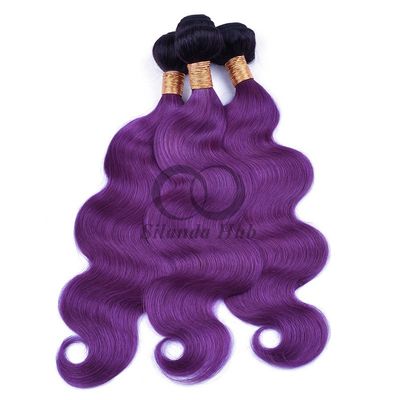 سعر جيد #T1B/Purple Body Wave ريمي حزمة شعر بشري خياطة في حزمة النسيج الانترنت