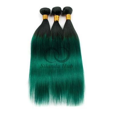 Good price #T1B/Green Straight Remy Human Hair Bundles Sew In Weave Bundles Brazilian Bundle Deals online