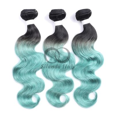 سعر جيد #T1B/ Green Body Wave ريمي حزمة شعر بشري خياطة في حزمة نسيج الانترنت