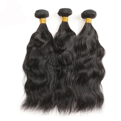 Good price Natural Black Natural Wave Remy Human Hair Bundles Sew In Weave Bundles Brazilian Bundle Deals online