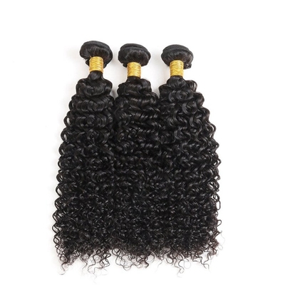 Good price Natural Black Jerry Curly Remy Human Hair Bundles Sew In Weave Bundles Brazilian Bundle Deals online