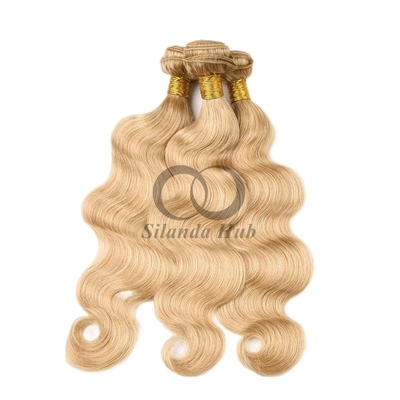 Good price #27 Honey Blonde Body Wave Remy Human Hair Bundles Sew In Weave Bundles Brazilian Bundle Deals online