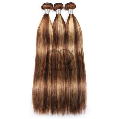 Good price #P4/27 Straight Remy Human Hair Bundles Sew In Weave Bundles Brazilian Bundle Deals online