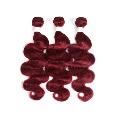Good price Burgundy Body Wave Remy Human Hair Bundles Sew In Weave Bundles Brazilian Bundle Deals online