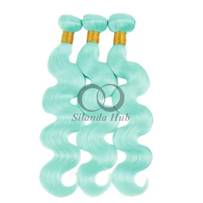 Good price Green Body Wave Remy Human Hair Bundles Sew In Weave Bundles Brazilian Bundle Deals online