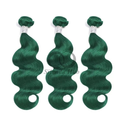 Good price Green Body Wave Remy Human Hair Bundles Sew In Weave Bundles Brazilian Bundle Deals online