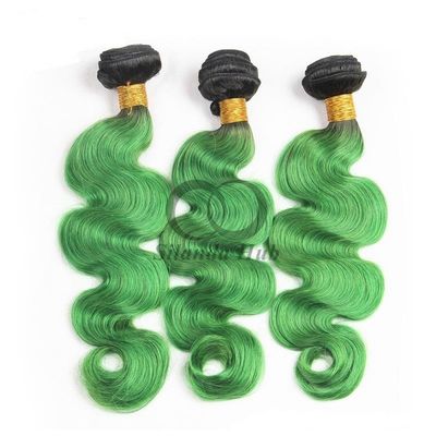 Good price #T1B/Green Body Wave Remy Human Hair Bundles Sew In Weave Bundles Brazilian Bundle Deals online