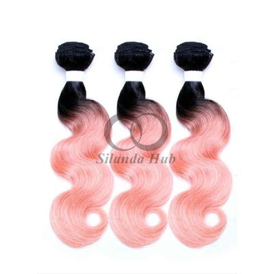 Good price #T1B/Pink Body Wave Remy Human Hair Bundles Sew In Weave Bundles Brazilian Bundle Deals online