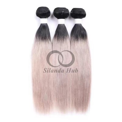Good price #T1B/Grey Straight Remy Human Hair Bundles Sew In Weave Bundles Brazilian Bundle Deals online